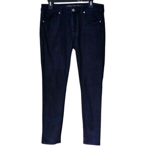 American Eagle Outfitters AEO Denim X Dark Blue Skinny Jeans Women's Size 12